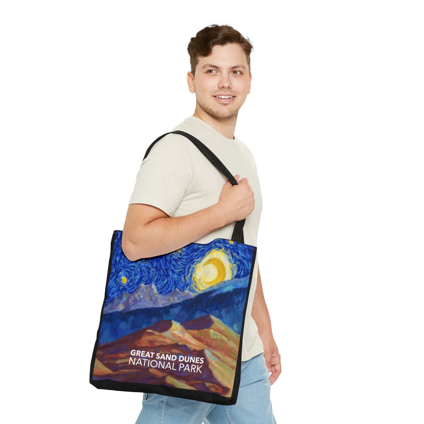 Great Sand Dunes National Park Tote Bag - The Starry Night