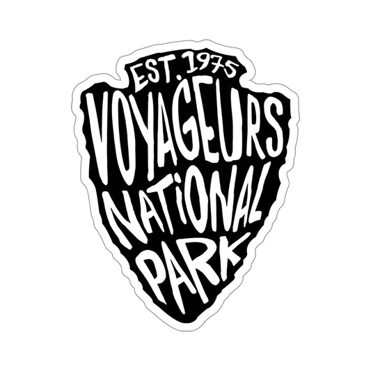 Voyageurs National Park Sticker - Arrow Head Design