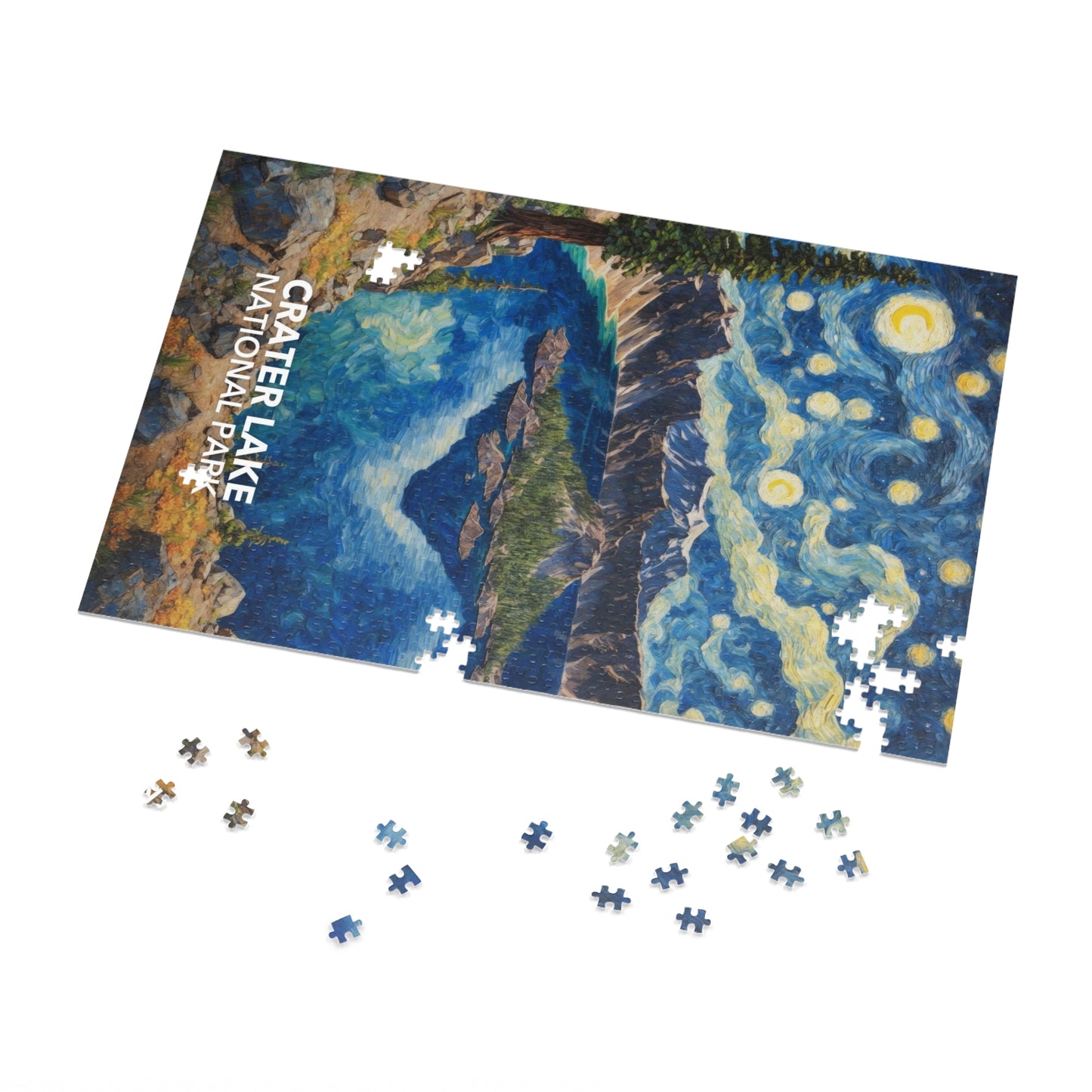 Crater Lake National Park Jigsaw Puzzle - The Starry Night