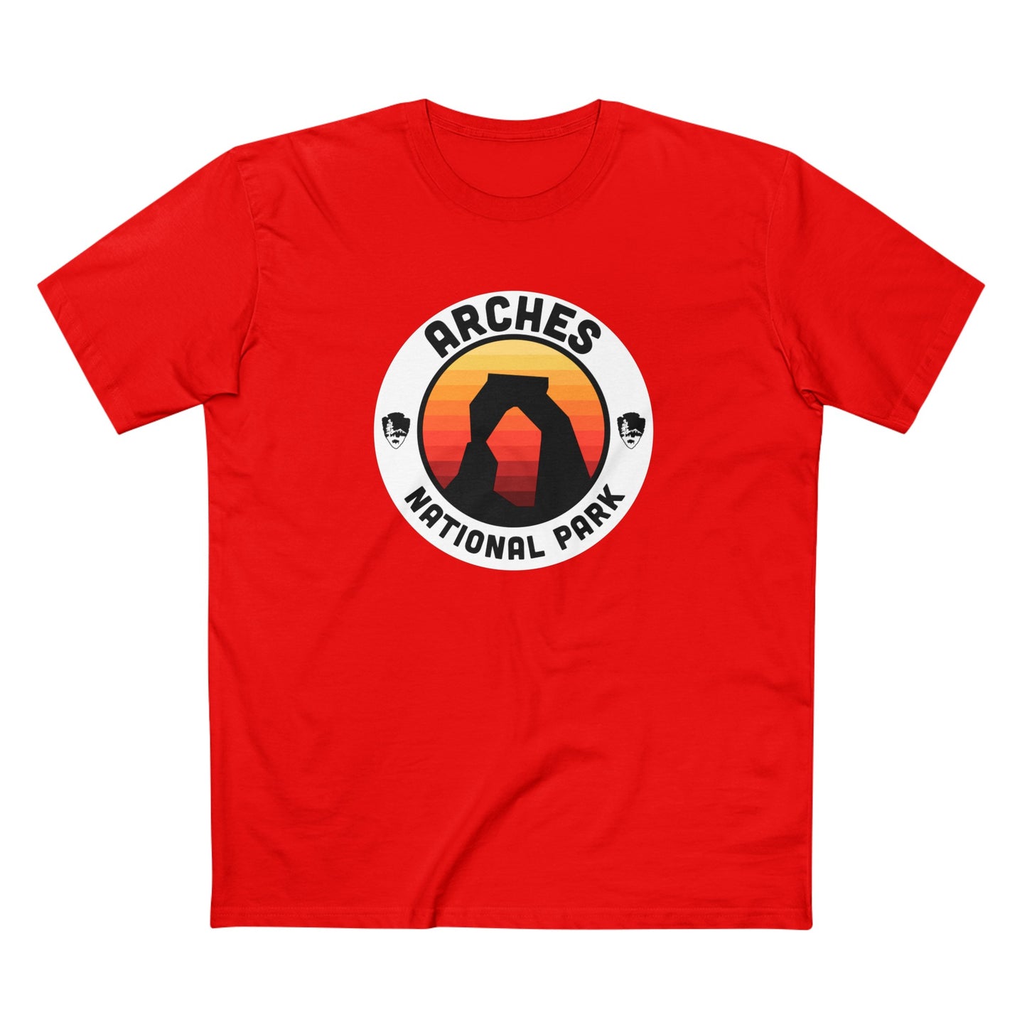 Arches National Park T-Shirt - Round Badge Design