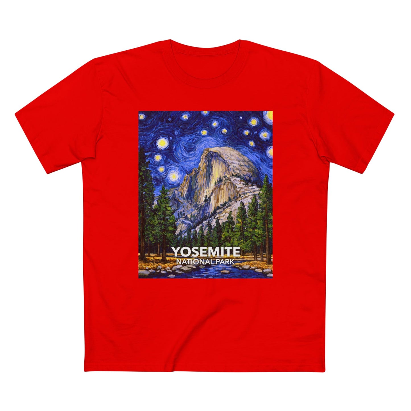 Yosemite National Park T-Shirt - The Starry Night