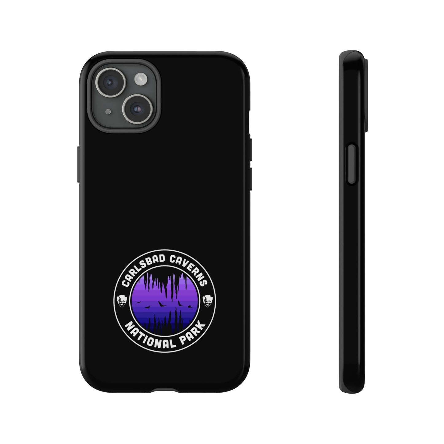 Carlsbad Caverns National Park Phone Case - Round Emblem Design