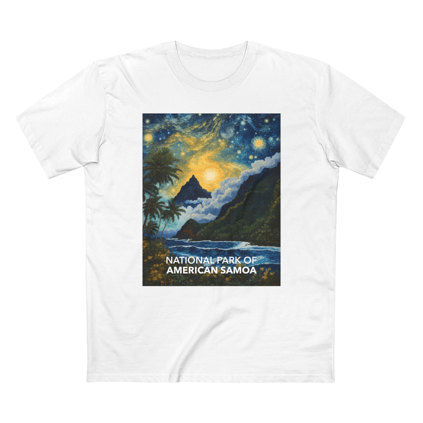 National Park of American Samoa T-Shirt - The Starry Night