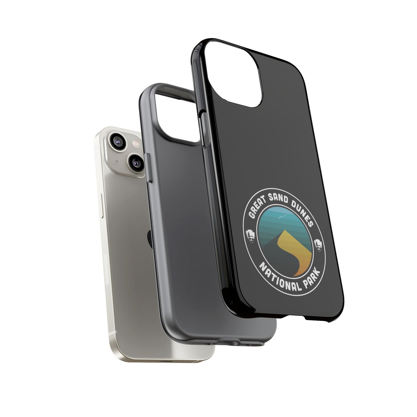 Great Sand Dunes National Park Phone Case - Round Emblem Design