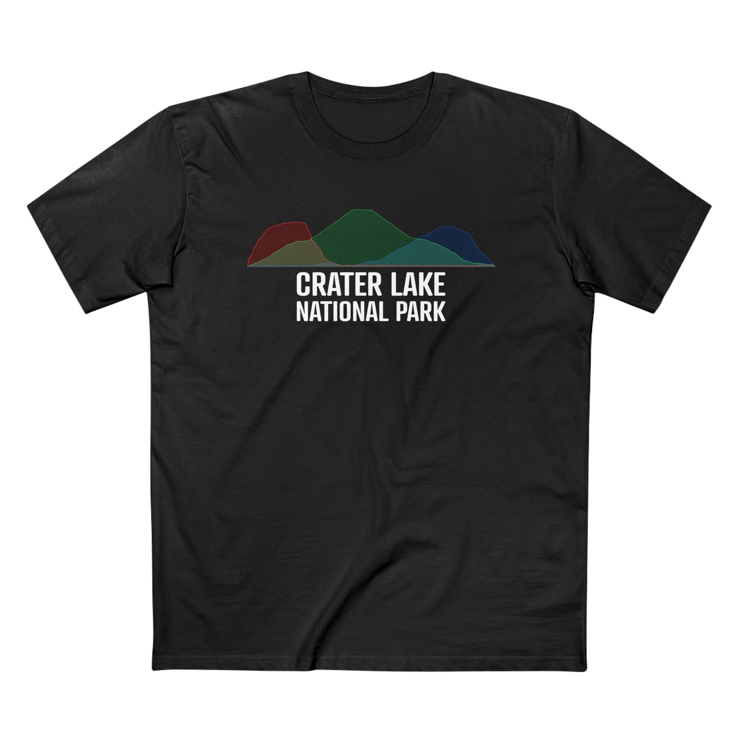 Crater Lake National Park T-Shirt - Histogram Design