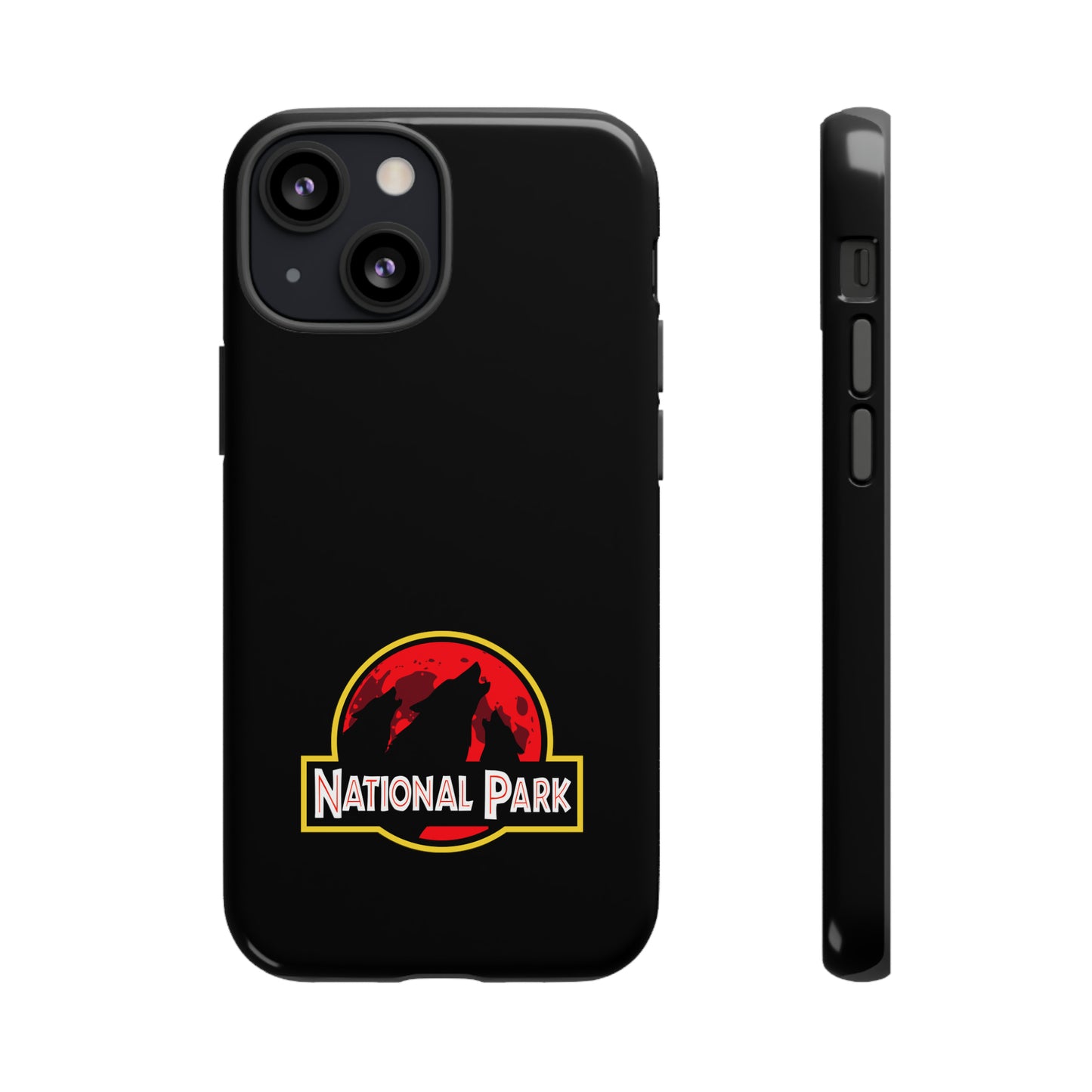 3 Wolf National Park iPhone Case - Parody Logo