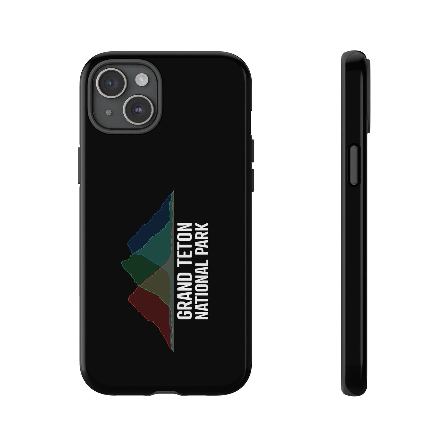 Grand Teton National Park Phone Case - Histogram Design