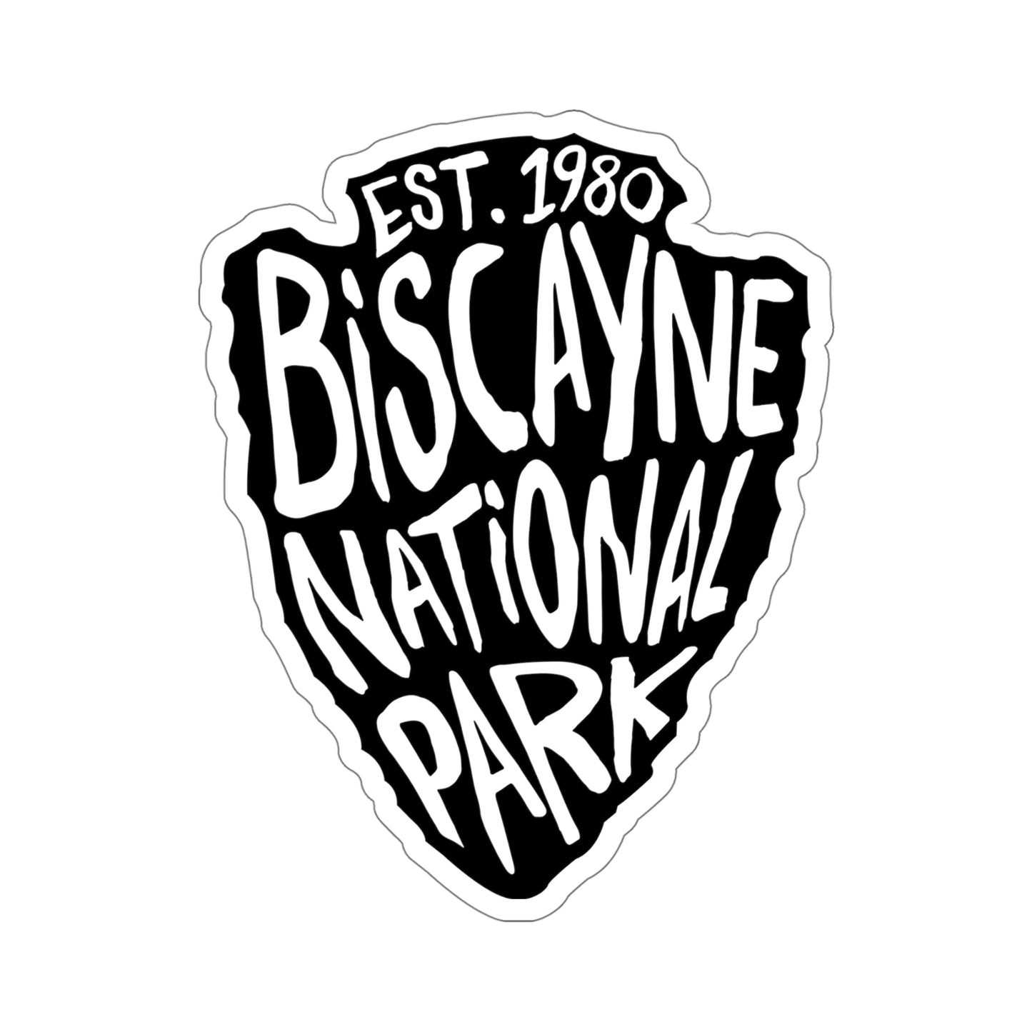 Biscayne National Park Sticker - Arrow Head Design