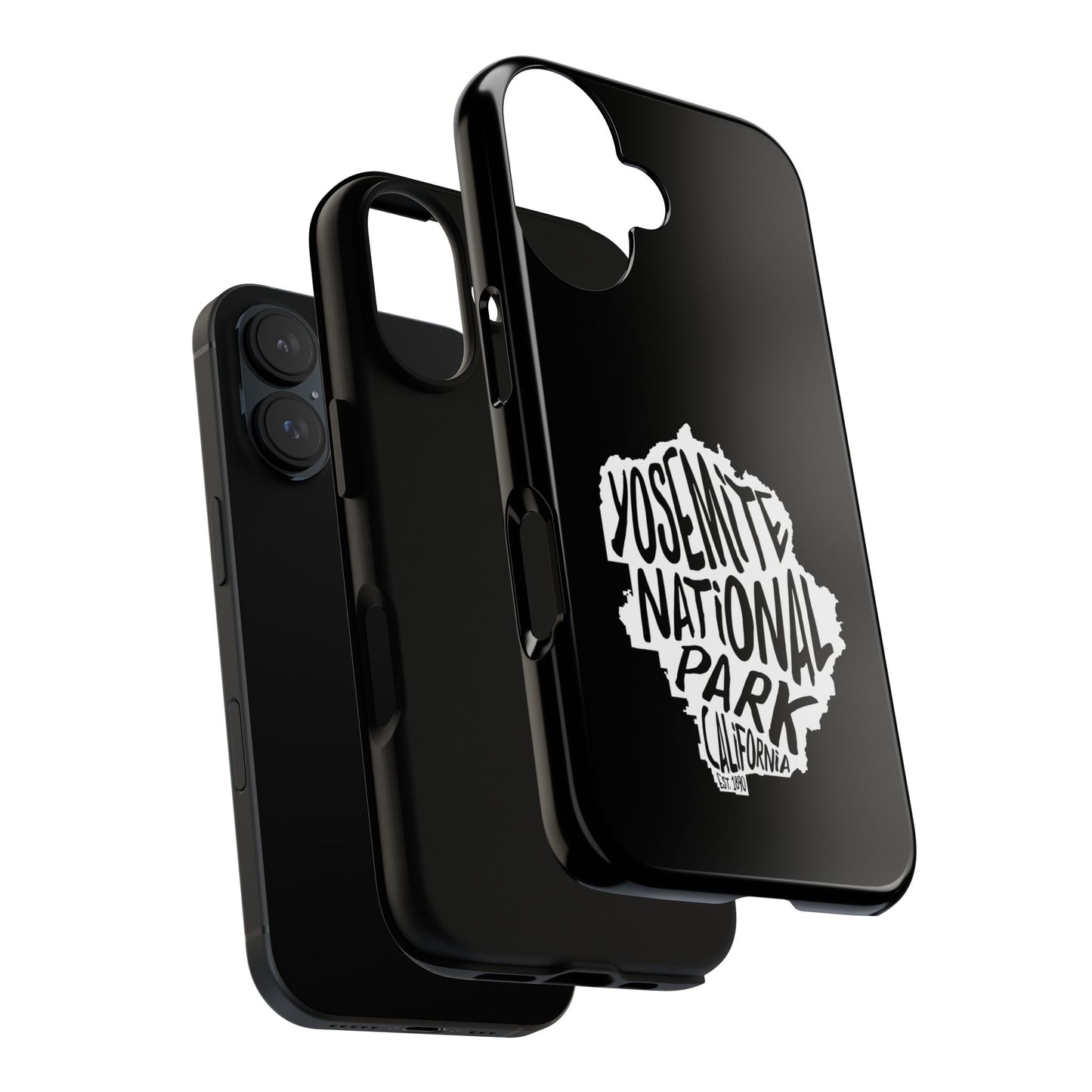 Yosemite National Park Phone Case - Map Design