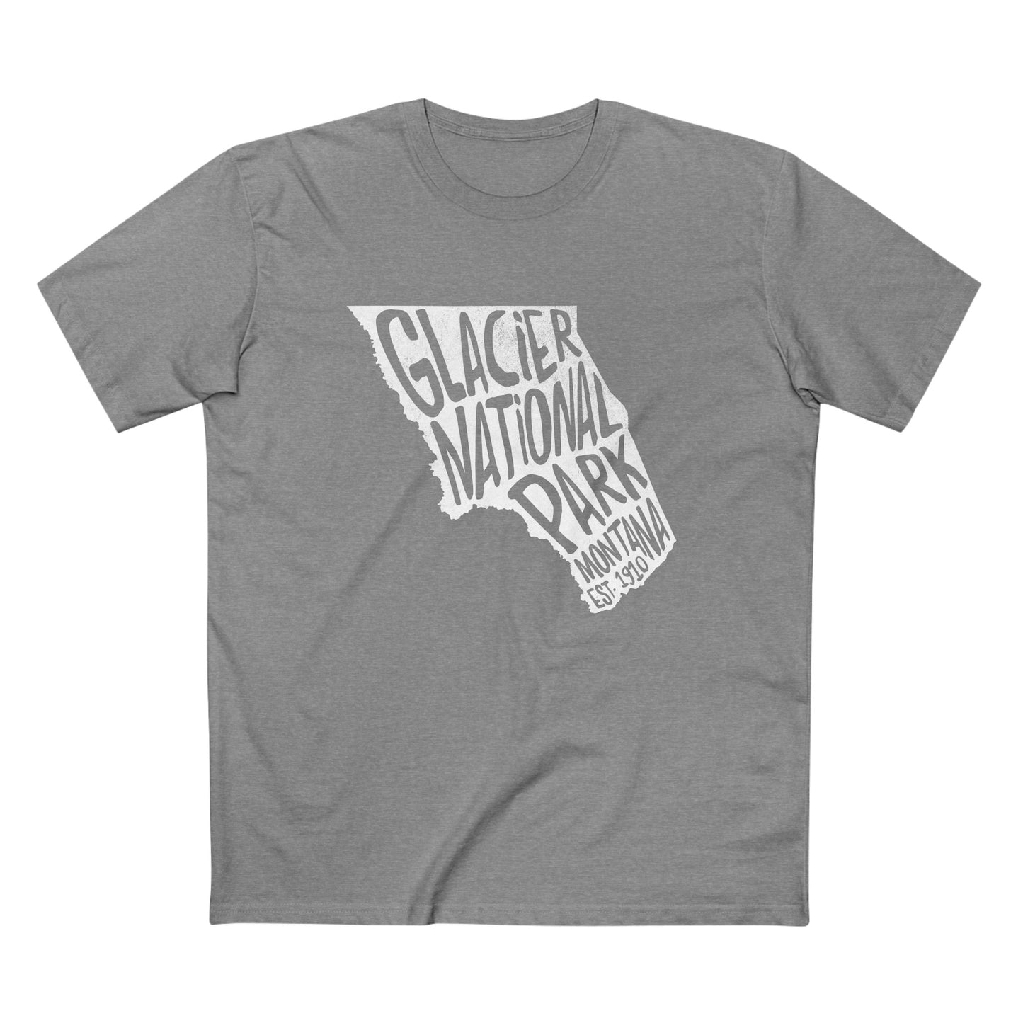 Glacier National Park T-Shirt - Map