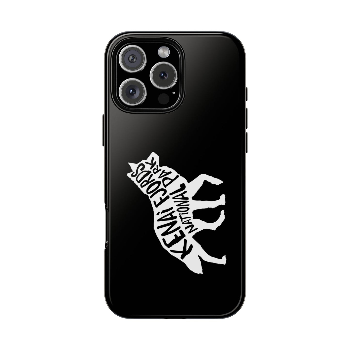 Kenai Fjords National Park Phone Case - Wolf Design