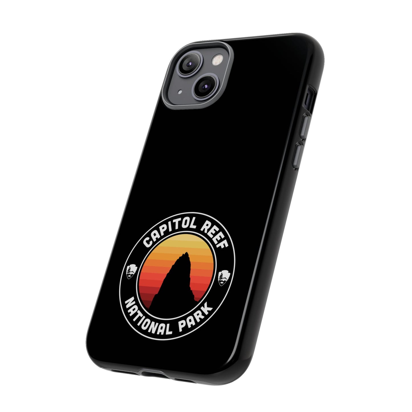 Capitol Reef National Park Phone Case - Round Emblem Design