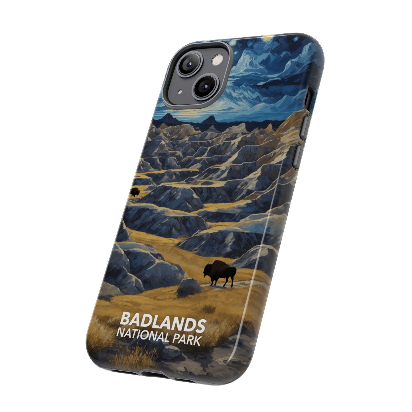 Badlands National Park Phone Case - Starry Night