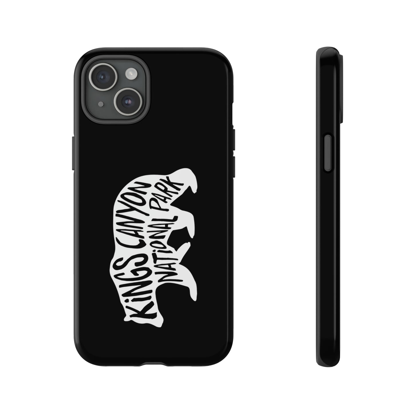 Kings Canyon National Park Phone Case - Black Bear Design