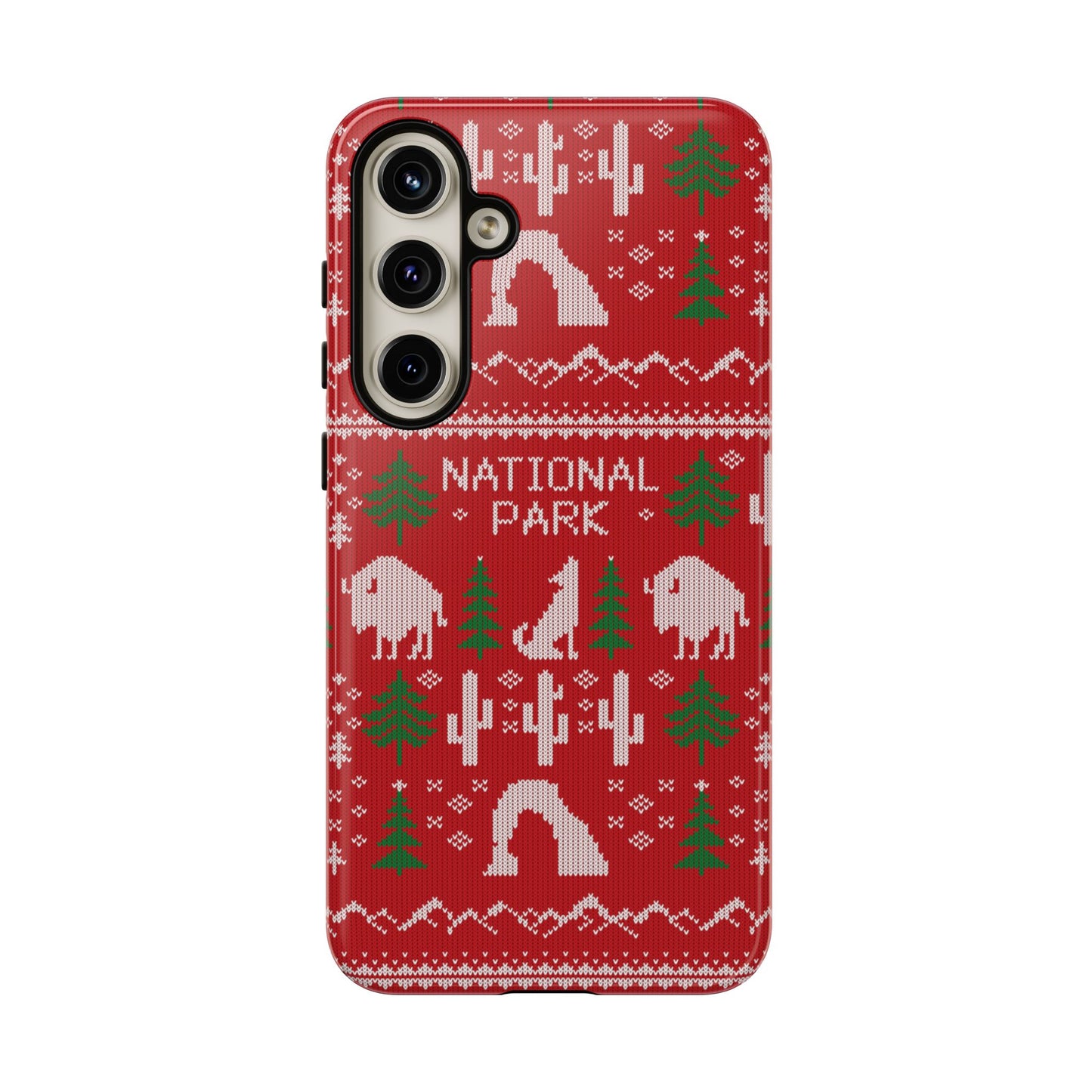 National Park Phone Case - Fair Isle Pattern