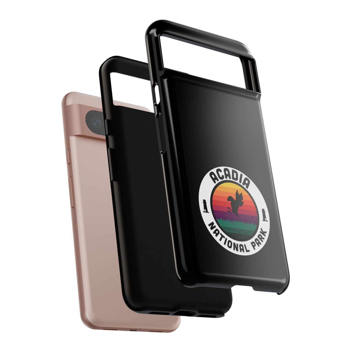 Acadia National Park Phone Case - Round Emblem Design