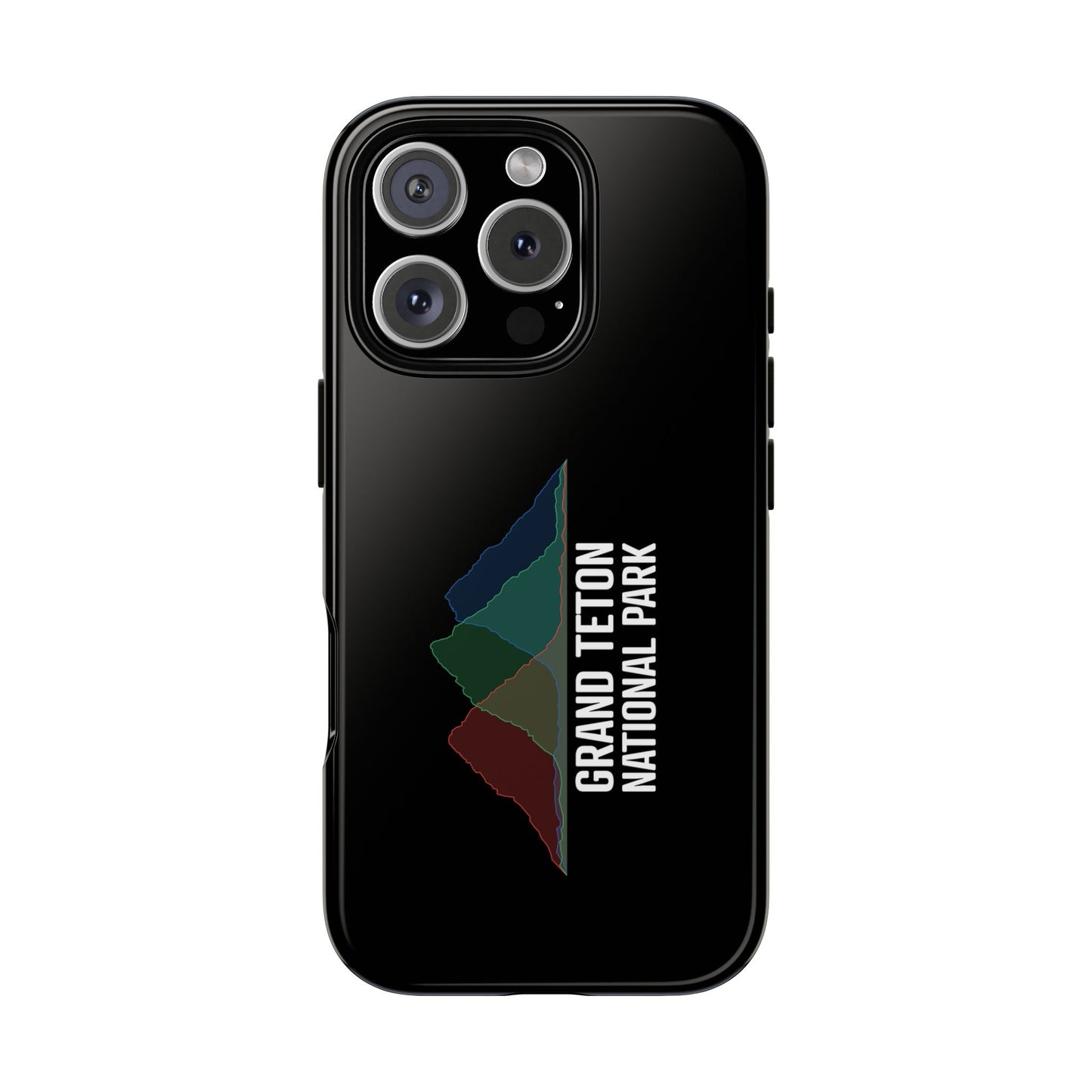 Grand Teton National Park Phone Case - Histogram Design