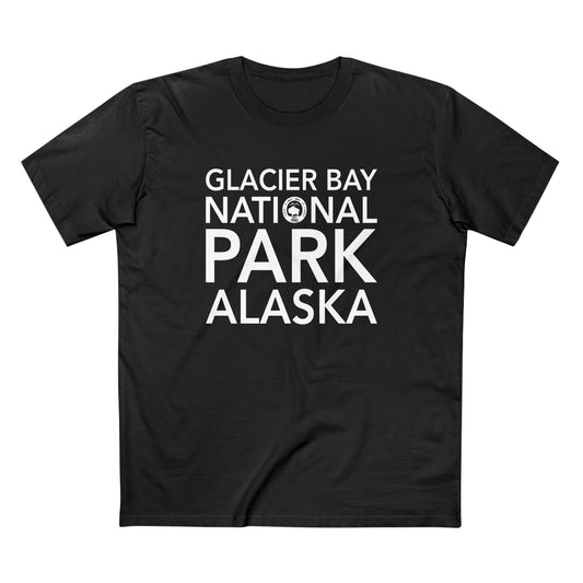 Glacier Bay National Park T-Shirt Block Text