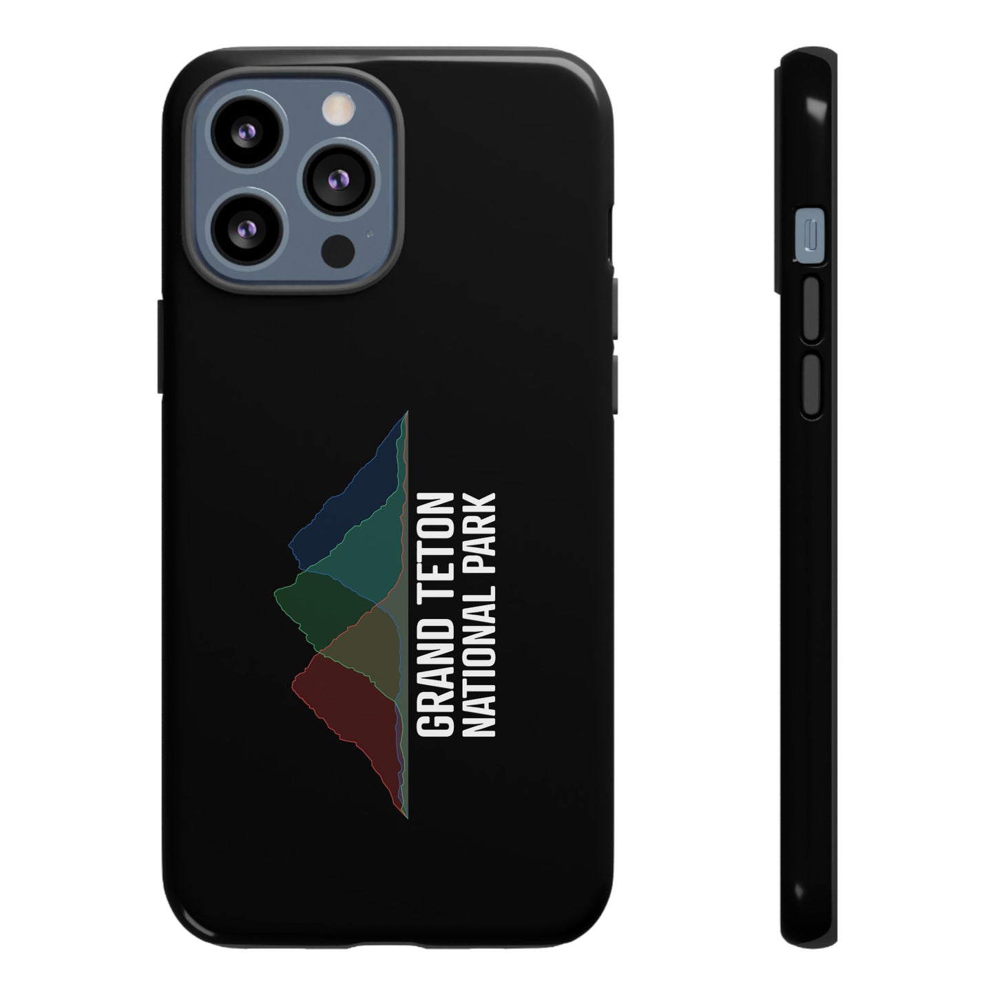 Grand Teton National Park Phone Case - Histogram Design