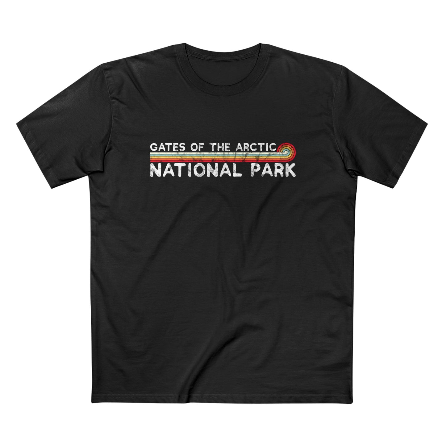 Gates of the Arctic National Park T-Shirt - Vintage Stretched Sunrise