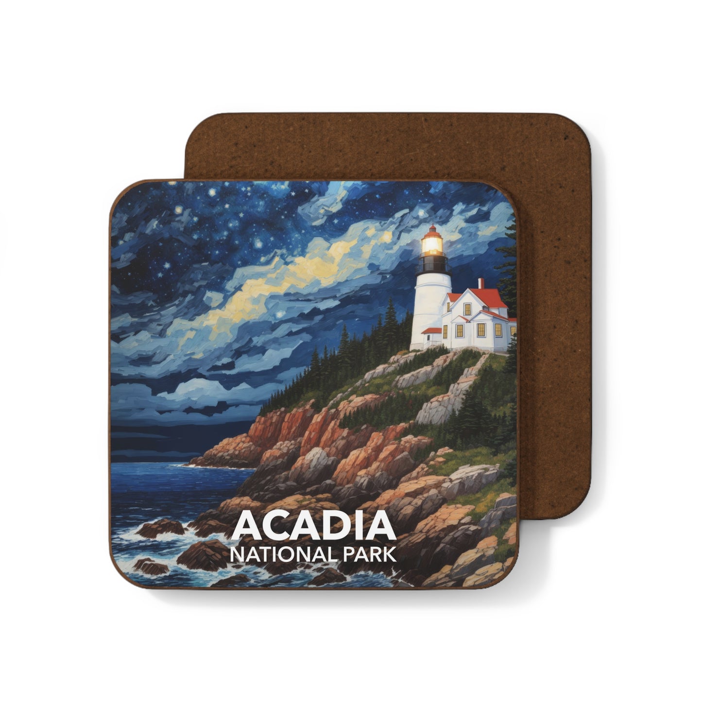 Acadia National Park Coaster - The Starry Night