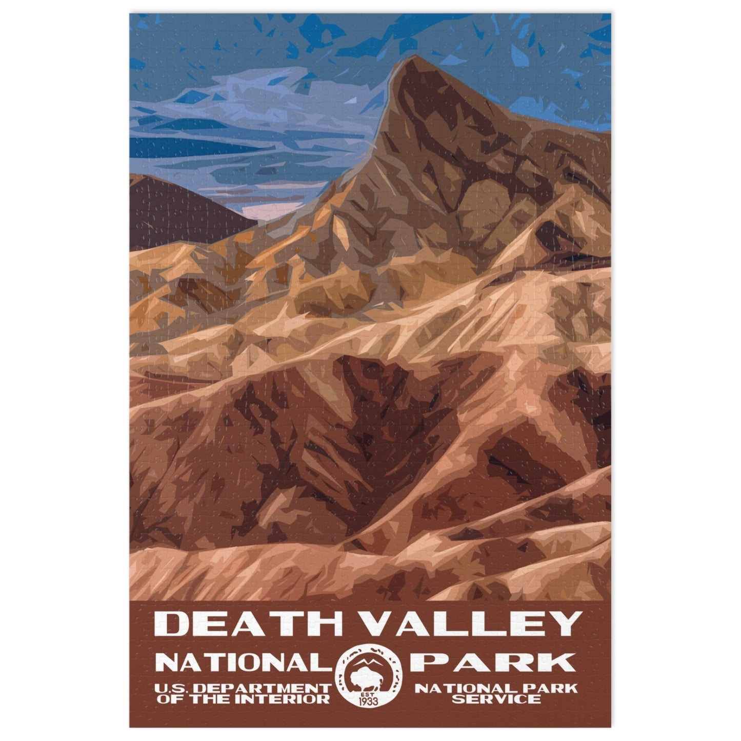 Death Valley National Park Jigsaw Puzzle - Zabriskie Point - 1000 Pieces