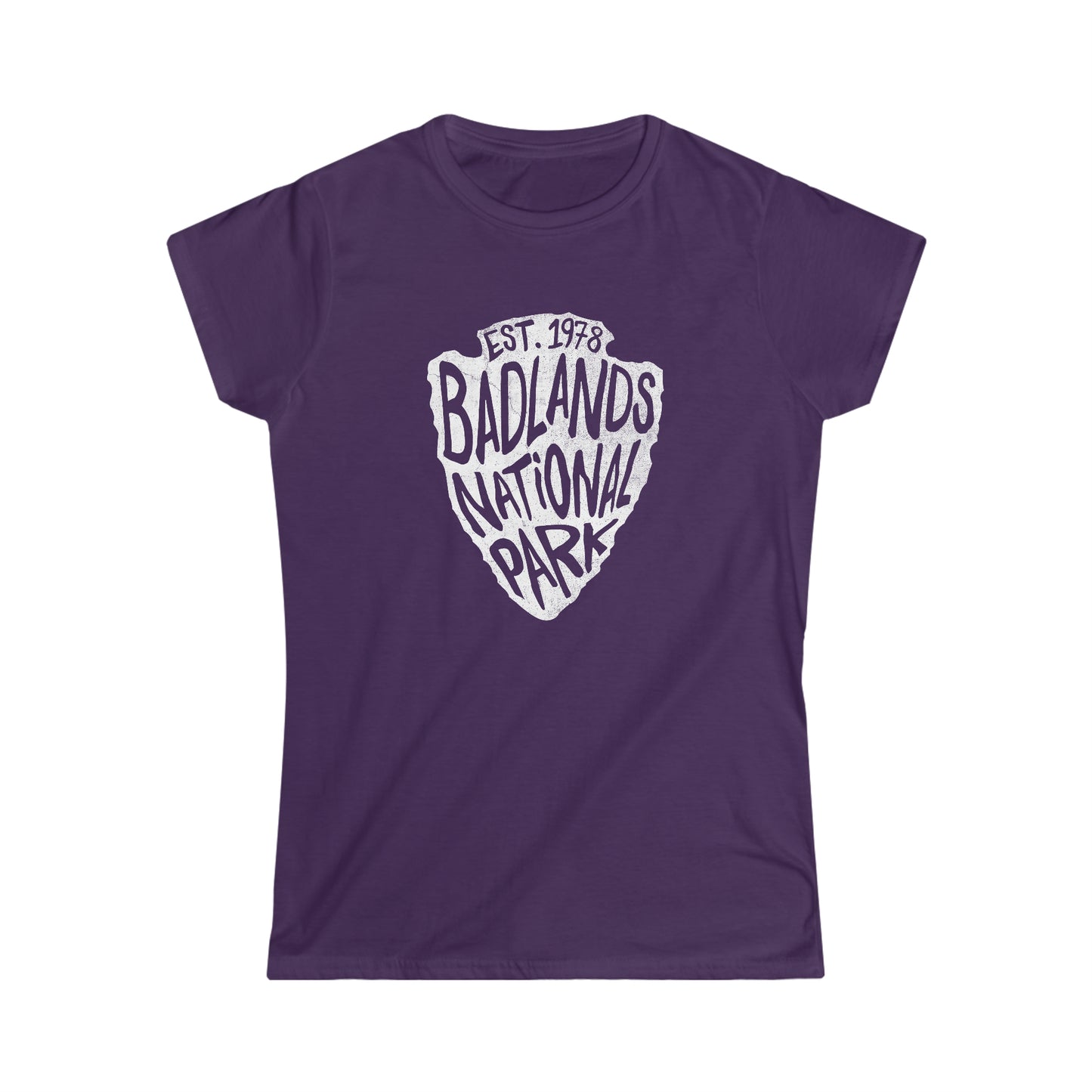 Badlands National Park Women's T-Shirt - Arrowhead Design