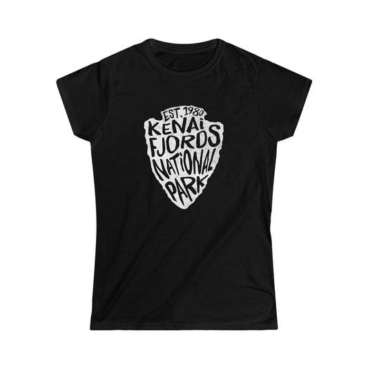 Kenai Fjords National Park Women's T-Shirt - Arrowhead Design