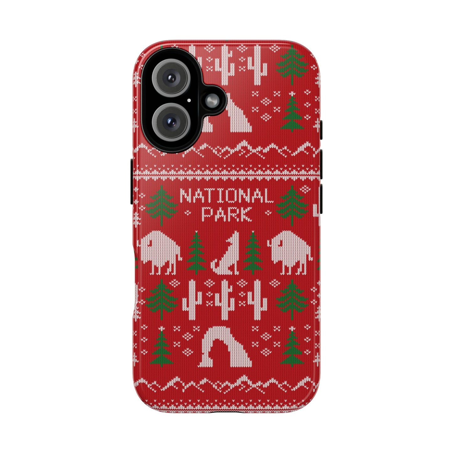 National Park Phone Case - Fair Isle Pattern