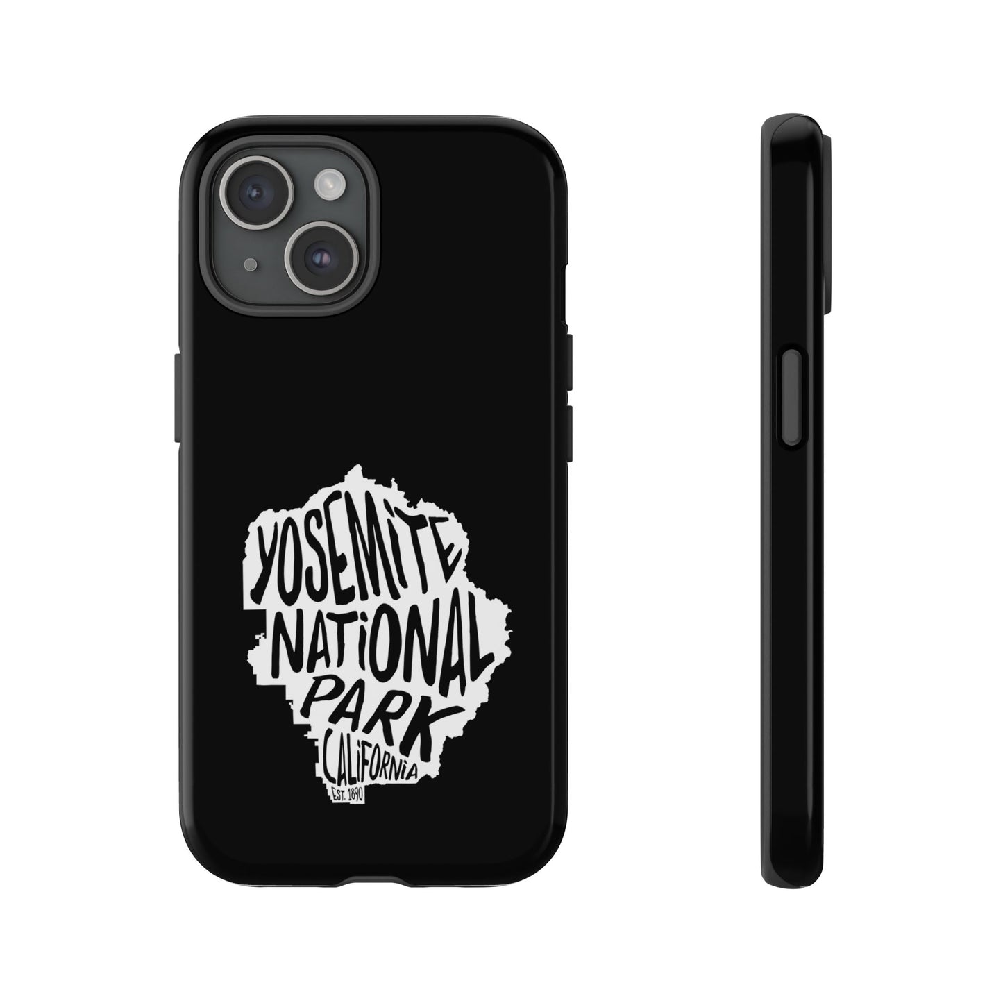 Yosemite National Park Phone Case - Map Design