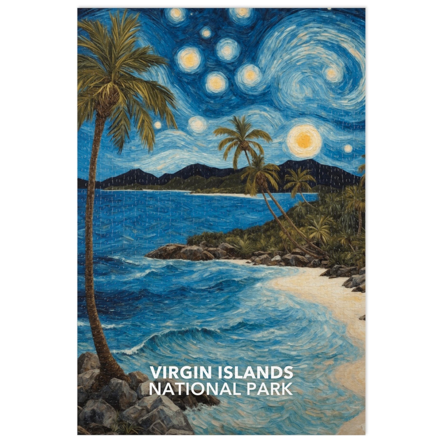Virgin Islands National Park Jigsaw Puzzle - The Starry Night
