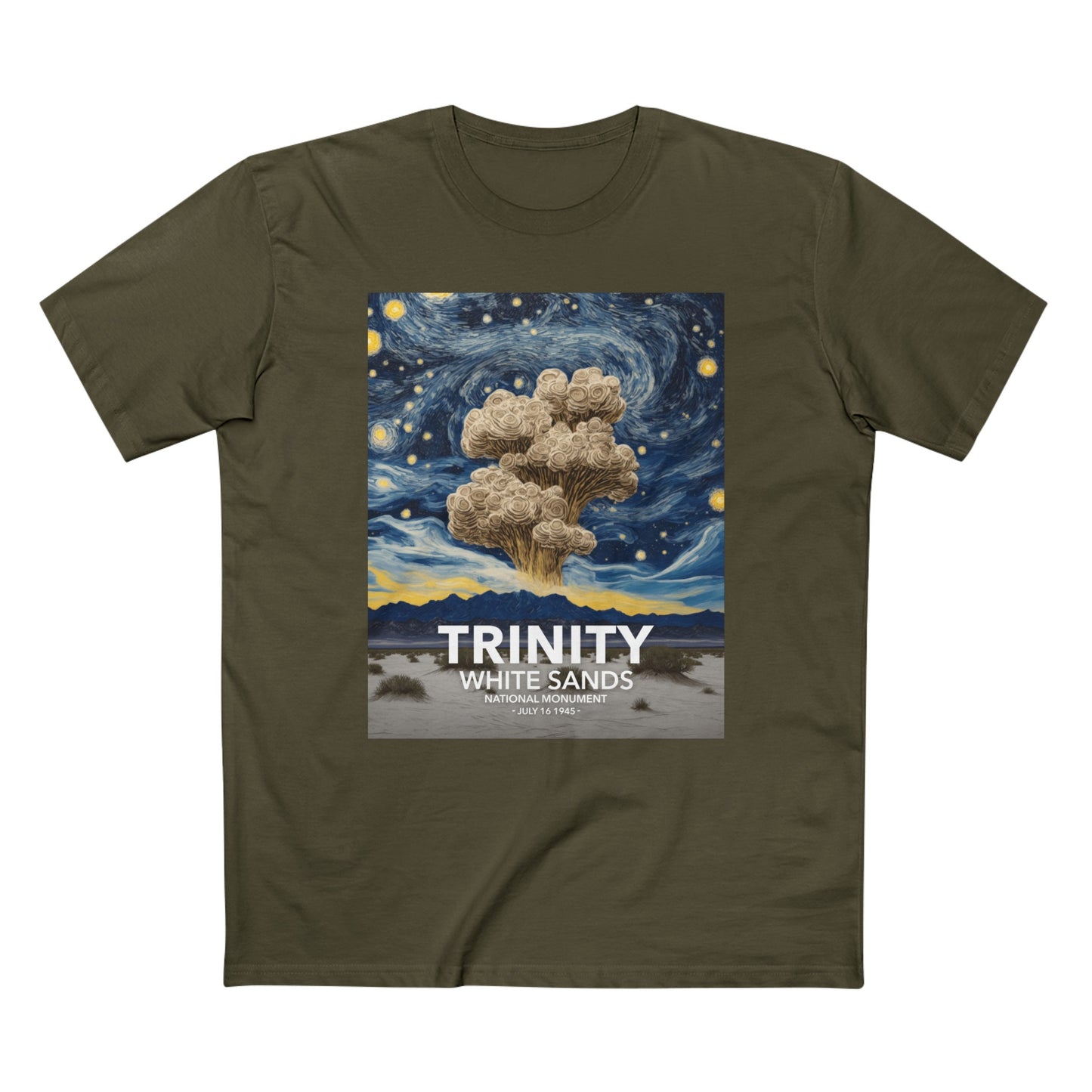 White Sands National Park T-Shirt - The Starry Night Trinity Test