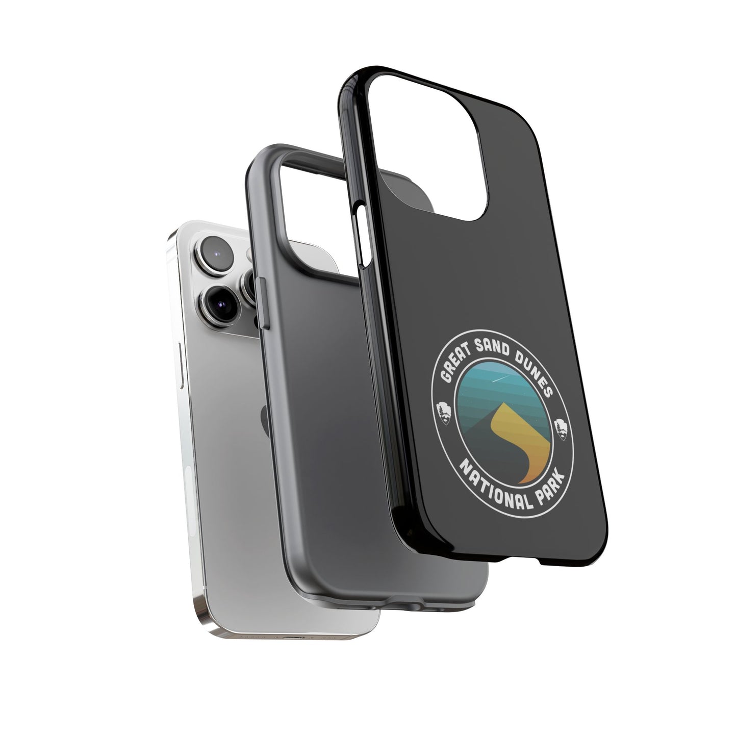 Great Sand Dunes National Park Phone Case - Round Emblem Design