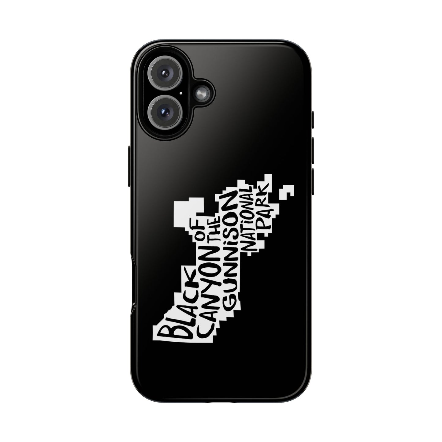 Black Canyon of the Gunnison National Park Phone Case - Map Design