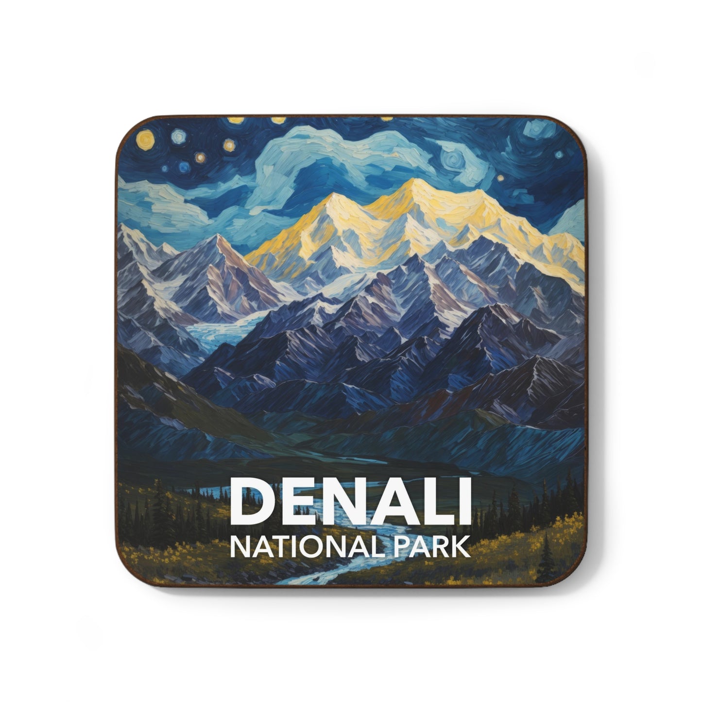 Denali National Park Coaster - The Starry Night