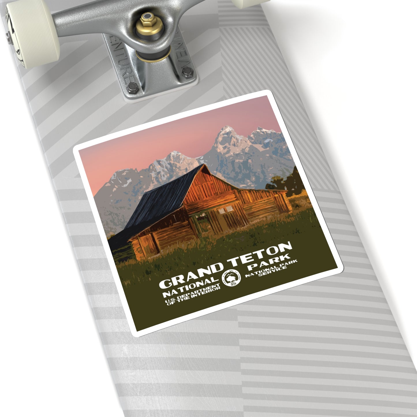 Grand Teton National Park Sticker - Moulton Barn