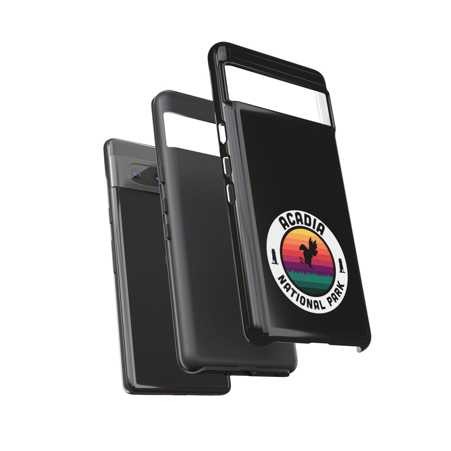 Acadia National Park Phone Case - Round Emblem Design