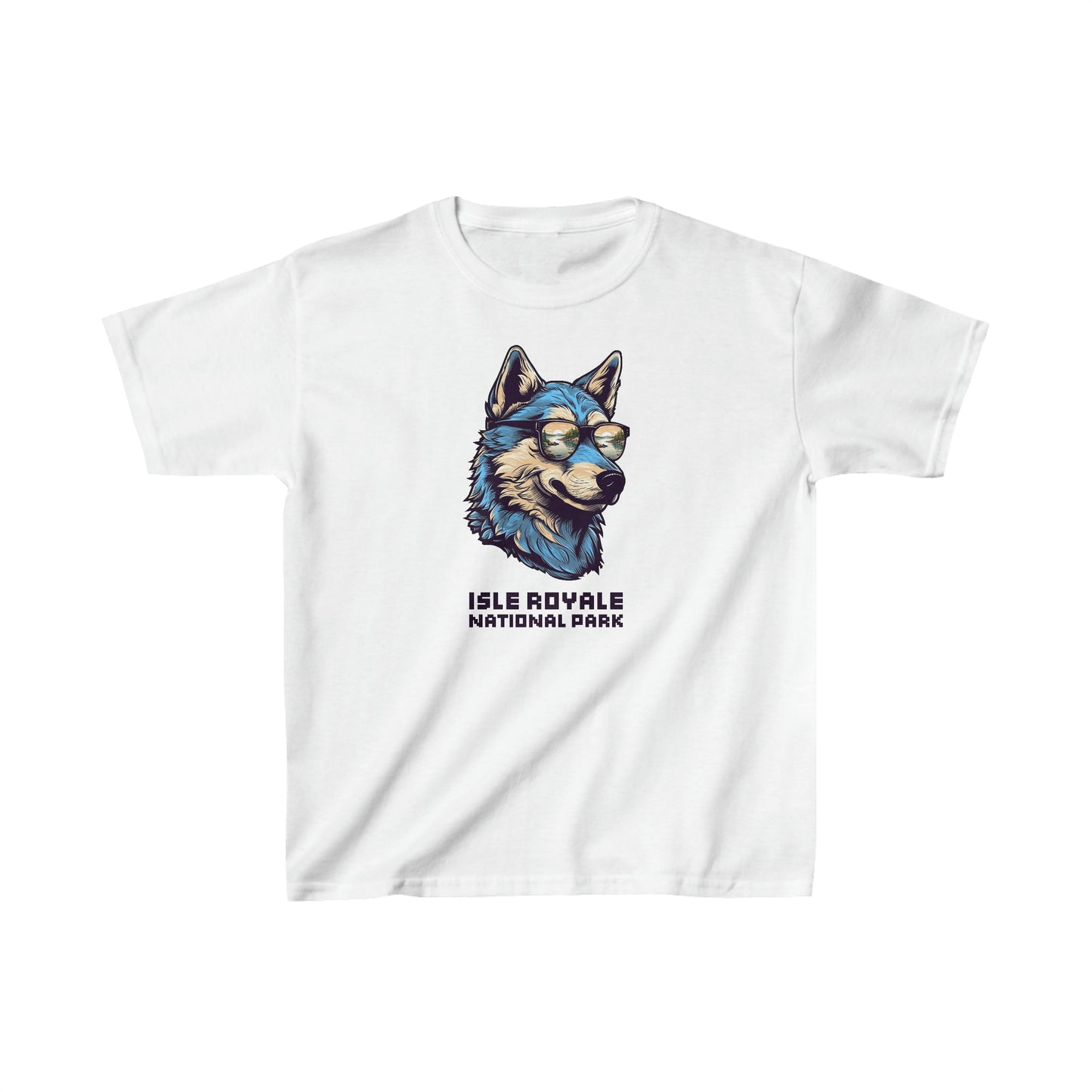Isle Royale National Park Child T-Shirt - Cool Wolf