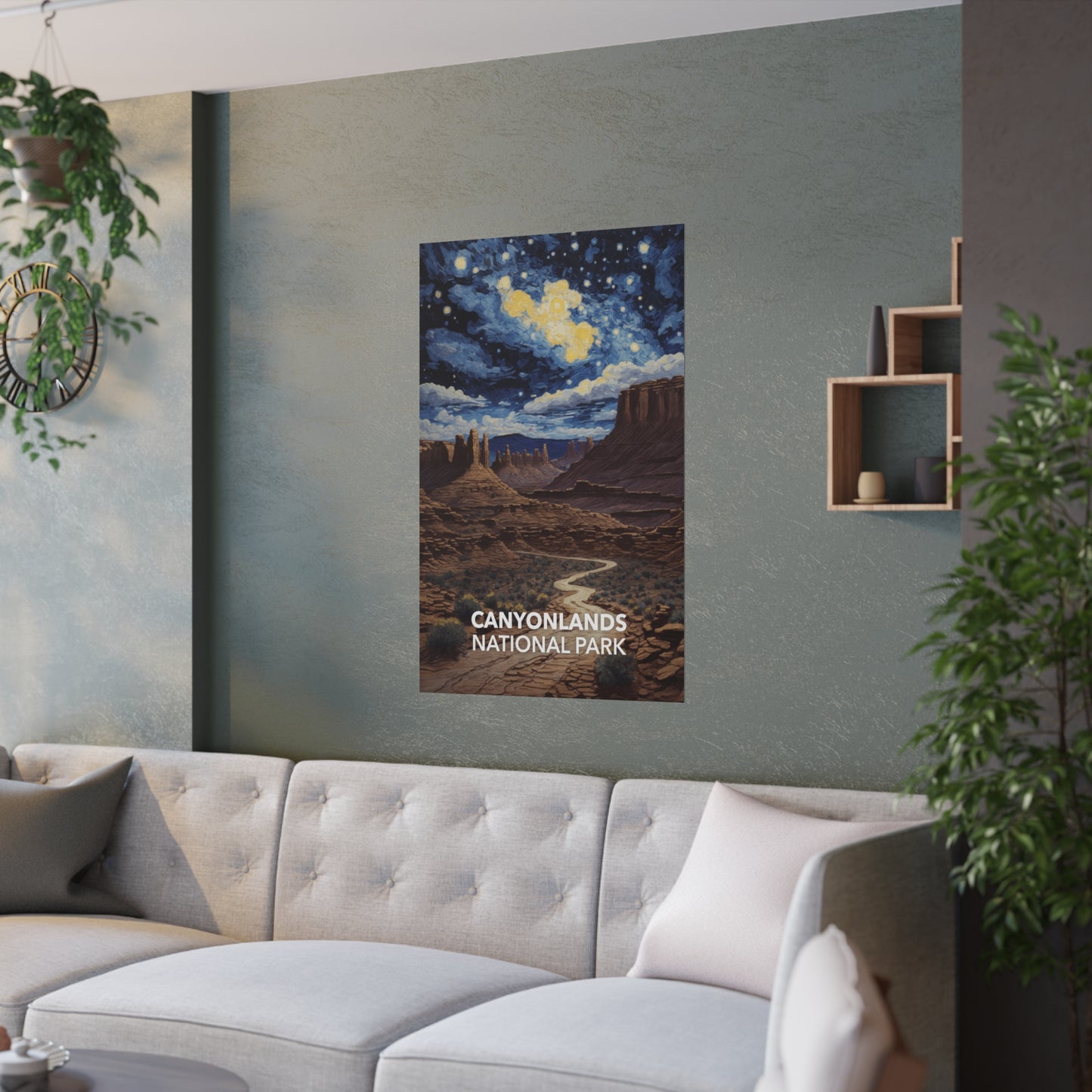 Canyonlands National Park Poster - Starry Night