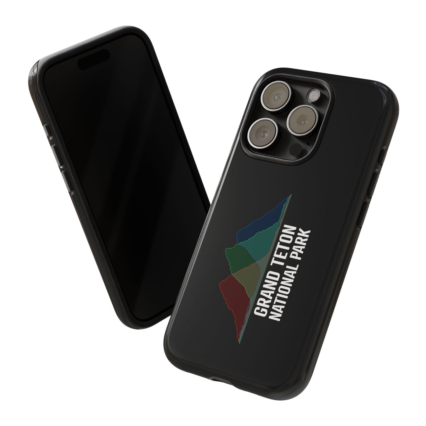 Grand Teton National Park Phone Case - Histogram Design