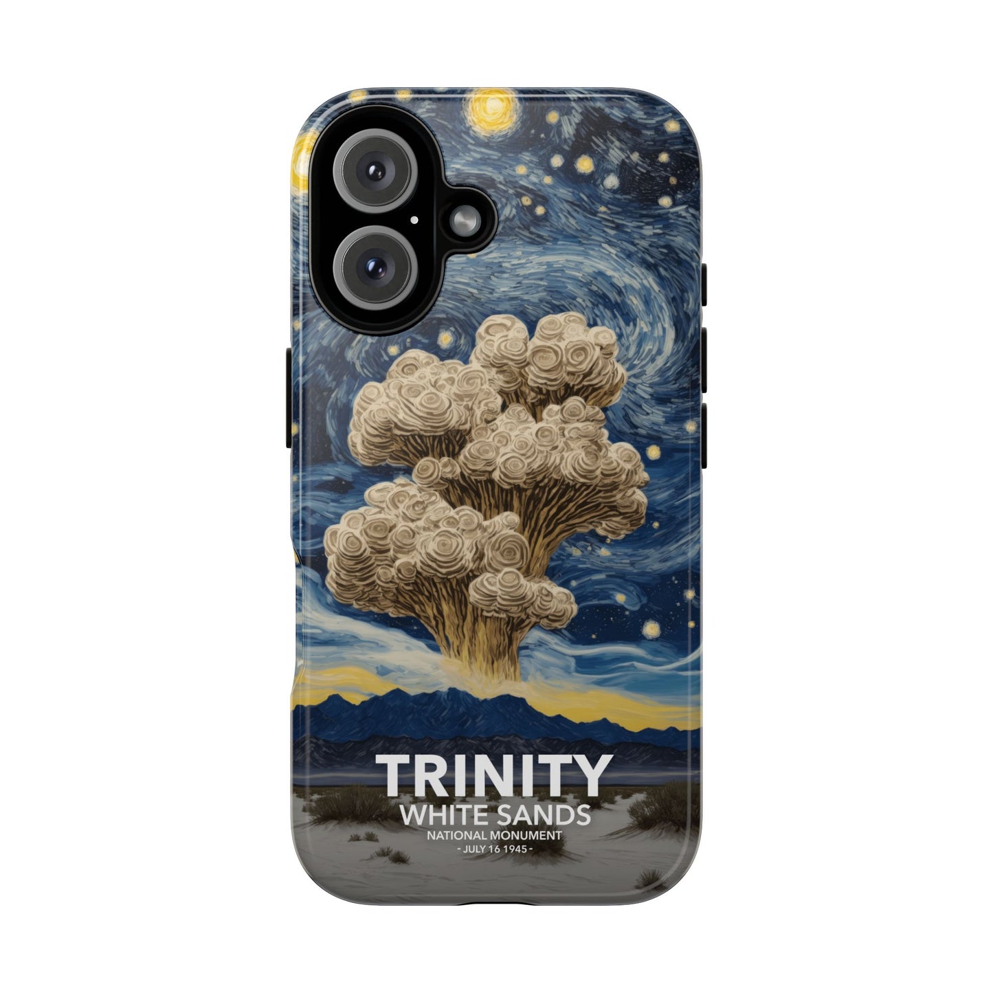 White Sands National Park Phone Case - Starry Night Trinity Test