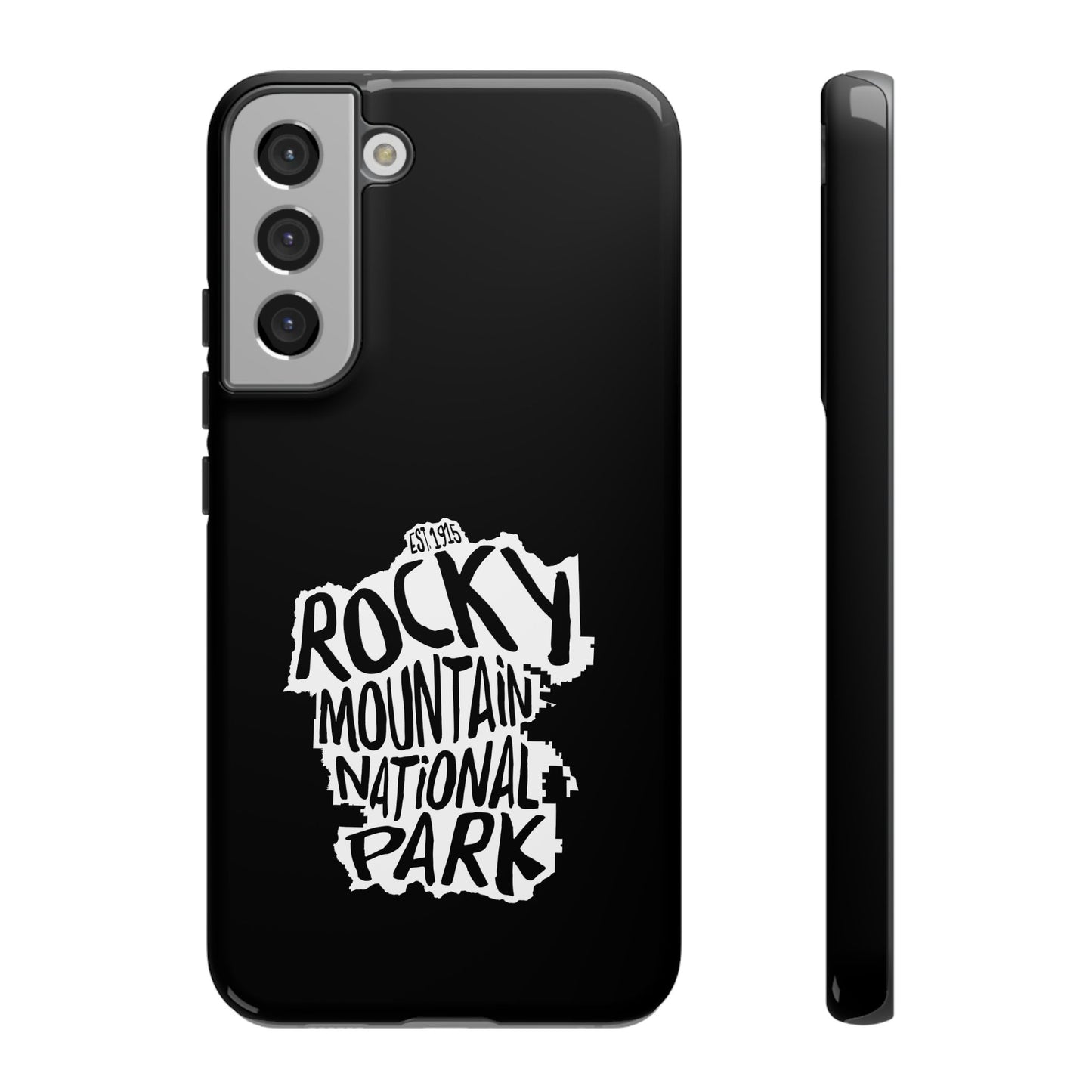 Rocky Mountain National Park Phone Case - Map Design