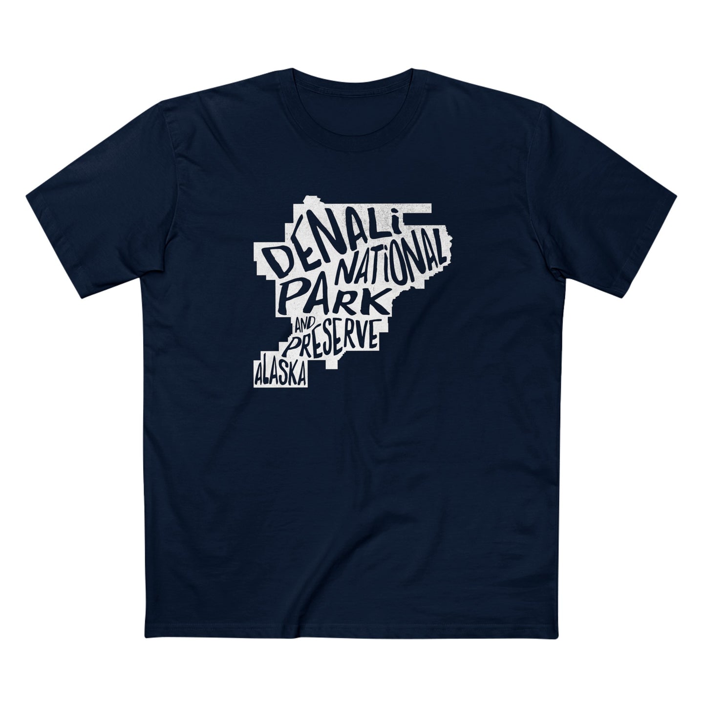 Denali National Park T-Shirt - Map