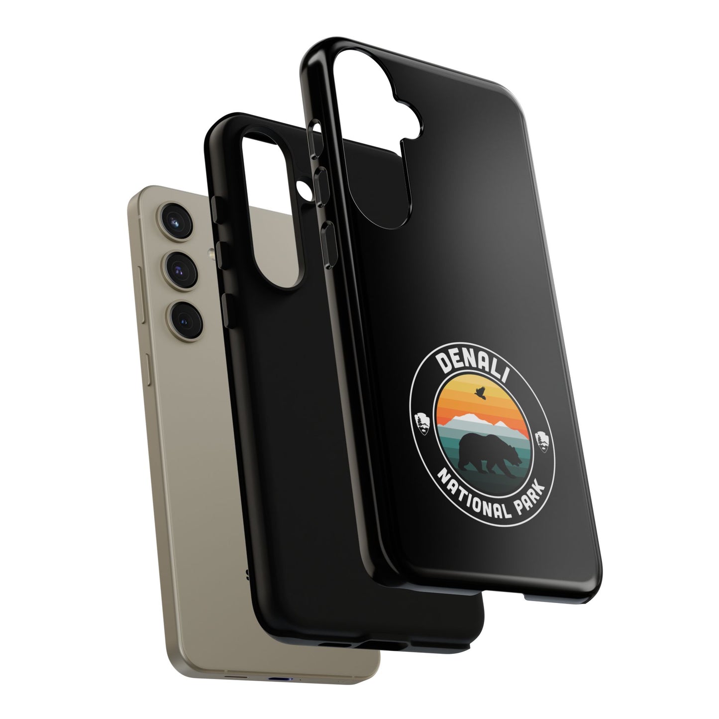 Denali National Park Phone Case - Round Emblem Design