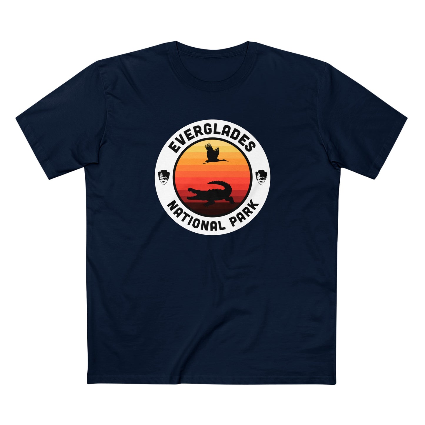 Everglades National Park T-Shirt - Round Badge Design