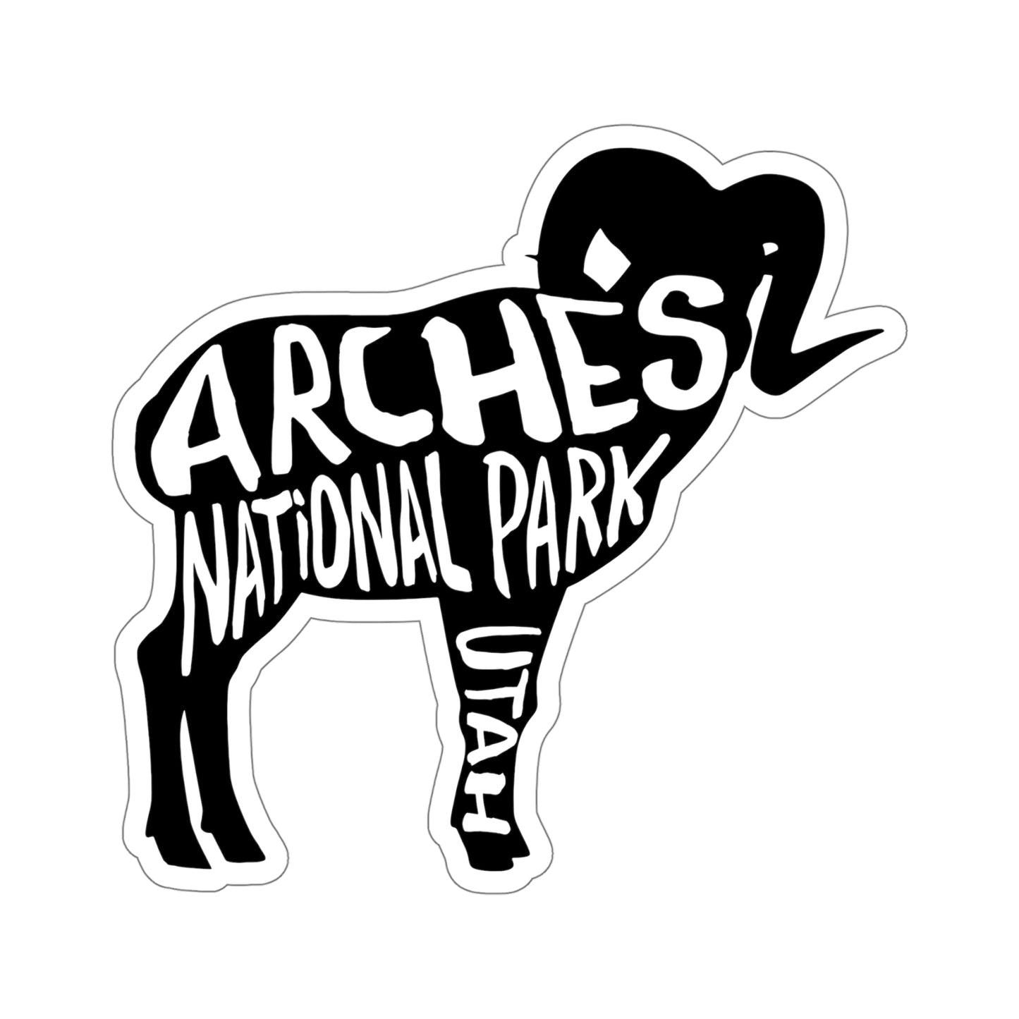 Arches National Park Sticker - Bighorn Sheep