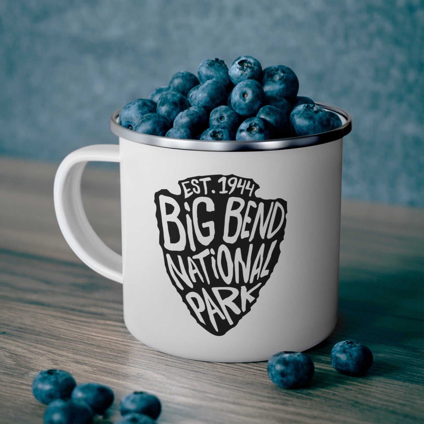 Big Bend National Park Enamel Camping Mug - Arrowhead