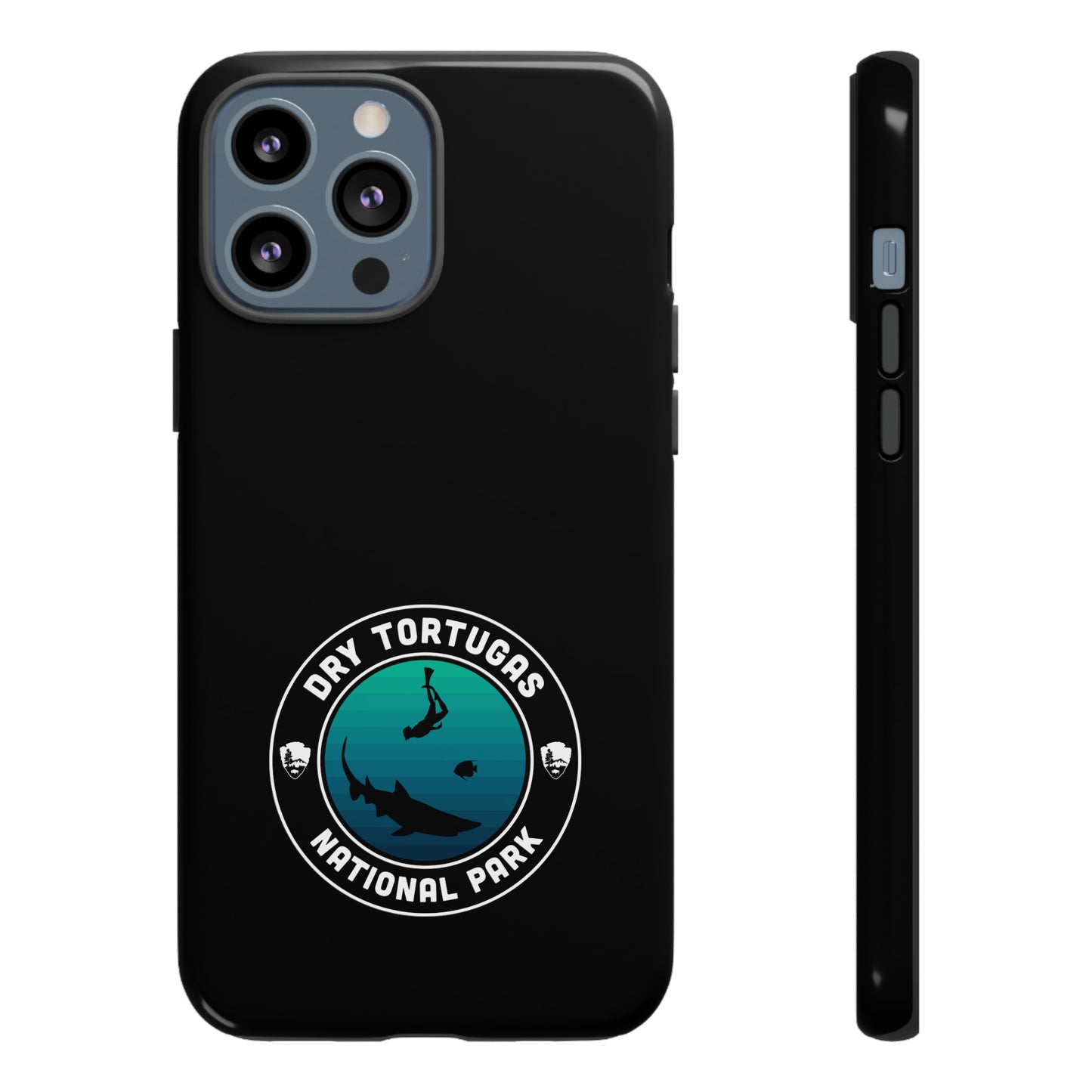 Dry Tortugas National Park Phone Case - Round Emblem Design