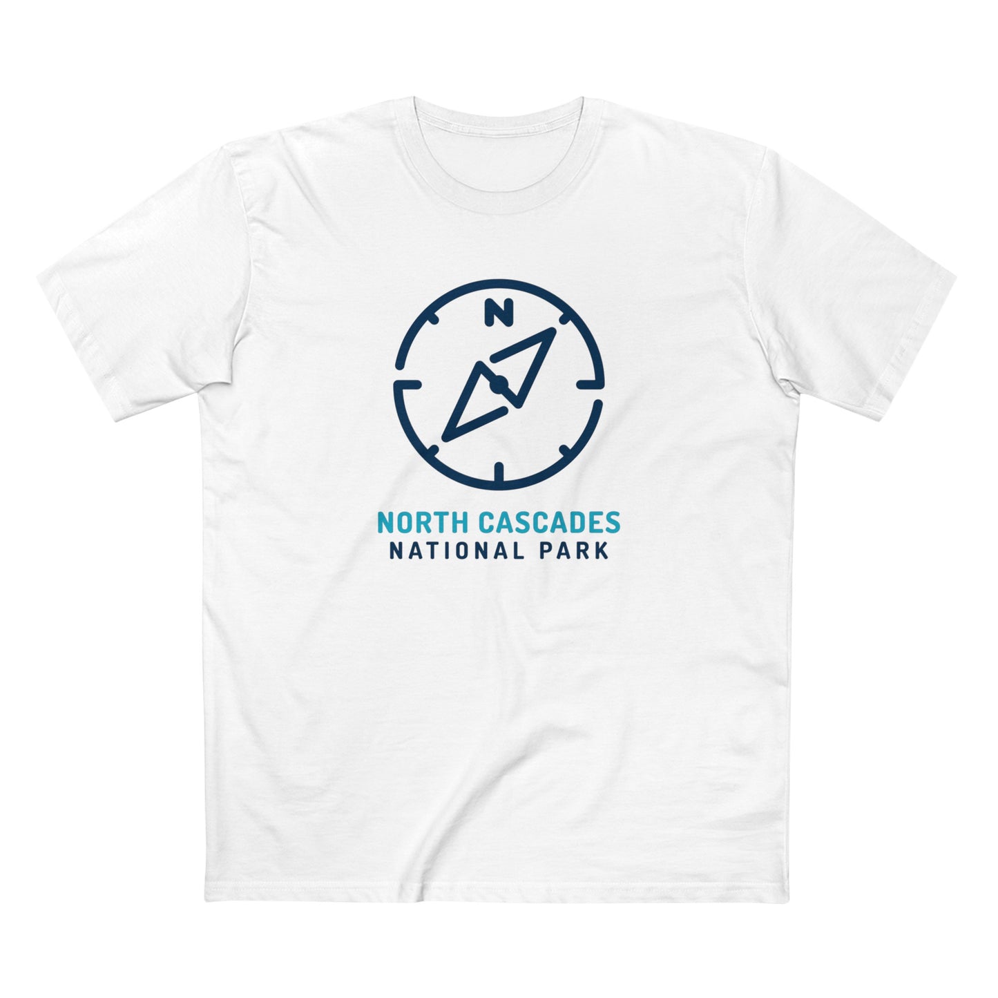 North Cascades National Park T-Shirt Compass Design