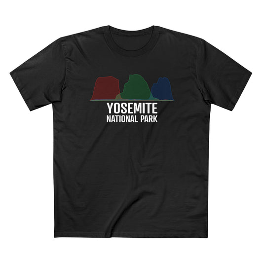 Yosemite National Park T-Shirt - Histogram Design